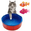 Robo Fish, Robotic Fish Toy with Cat Pool, Swimming Fish