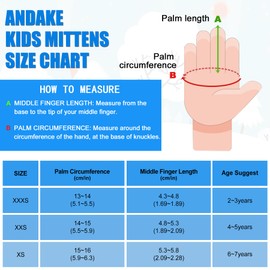 Kids Gloves Children Winter Thermal Warm Cold Weather Gloves Girls Boys Children(Sky Blue- 11-14Y: YM)