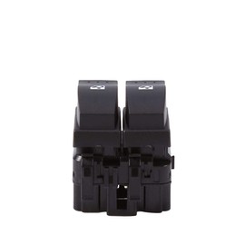 Car Electric Window Switch,Car Power Window Switch, Double Window Control Switch,12V 16A Electric Window Control Double Switch Button Plastic replacement for Clio II 2 8200 060 045