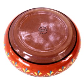 Cactus Canyon Ceramics Spanish Terracotta Small Serving Dish, Orange