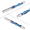 Downcut Spiral Flush Trim Router Bit, 1/4 Inch Shank Solid