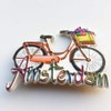 Amsterdam Holland Bicycle 3D Fridge Magnet Travel Souvenir Gift Collection