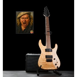 SAM KINISON - Tribute Art - 11x14 METAL SIGN - Hand-Signed by Artist