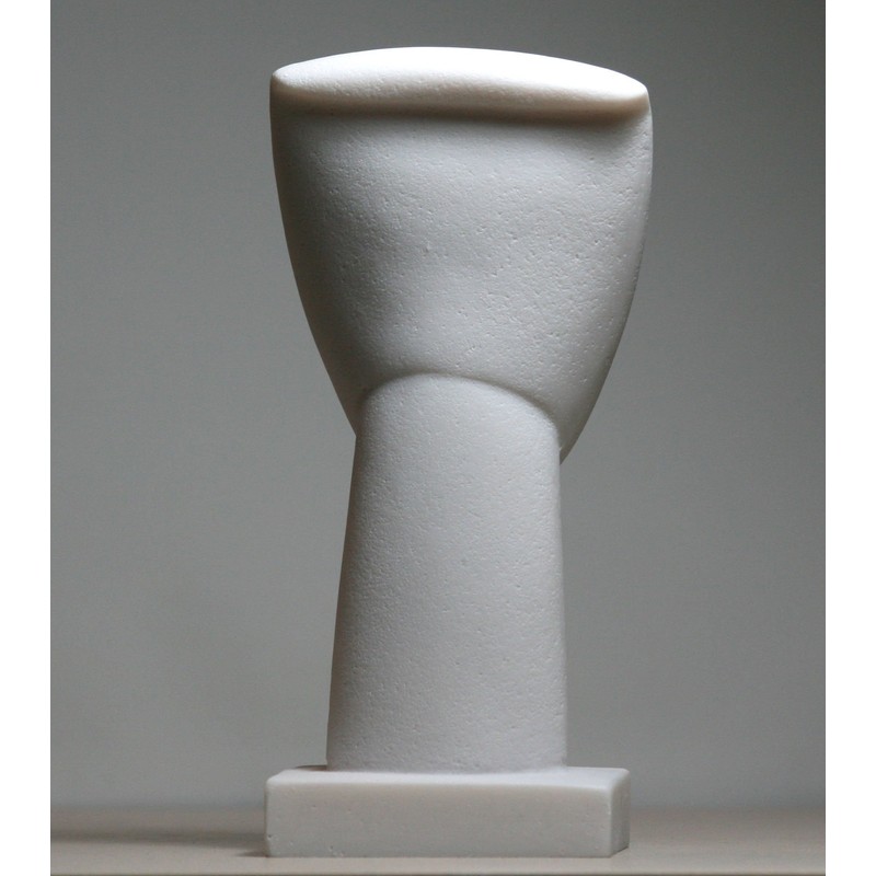 Head of Cycladic Figurine Idol Greek Modern Art Statue Sculpture