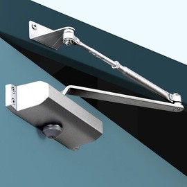 Door Closer Replacement Kit: Front Door Stopper & Auto-Close Adjuster Door Closer Straight Type