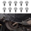 PACLVIO 10PCS Car Top Front Skid Plate Bolts, Skid Plate