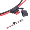 KUGONTC 2pcs Fused Anderson Plug Connector Lead 50Amp Plug to