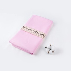 2 Yard Pink Cotton Fabric,Natural Cotton Poplin Fabric by The Yard, 59 Inches Wide 100% Cotton Fabric,Soft Embroidery Muslin Quilting Material for Sewing Material Apparel Cloth