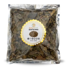 Cure Wid Pure – Certified Organic Fig Leaves 2oz – Non-GMO Hoja de Higo in Eco-Friendly Resealable Bag for Herbal Infusions – Antioxidant-Rich Fig Leaves Tea for Digestion,Circulation & Relaxation