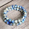 Unbranded K2 Granite Azurite Jasper 8MM Bead Healing Reiki Balance