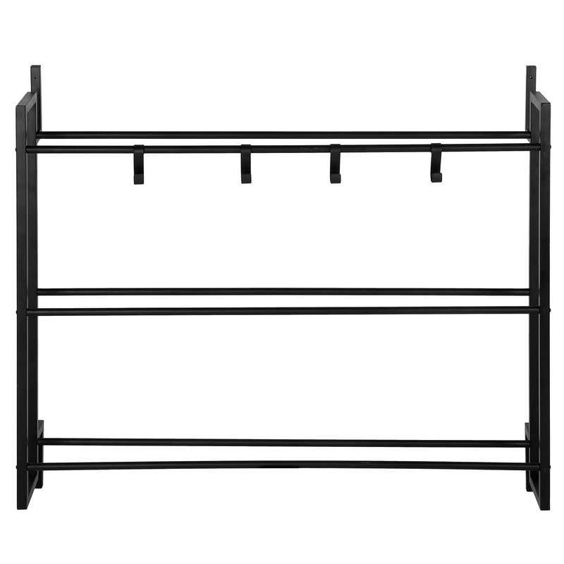 MyGift Ball Rack Wall Mounted, 3 Tier Gym Exercise Equipment