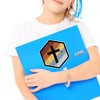 Retro Cross Sticker Decal Notebook Car Laptop 5.5"x5.5" (Color)