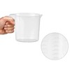 PARENCE Caraffa Graduata 1L Ergonomica – Dosatore Trasparente con Beccuccio