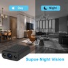 XNJ Mini Camera, 4K HD WiFi Surveillance Camera with Night