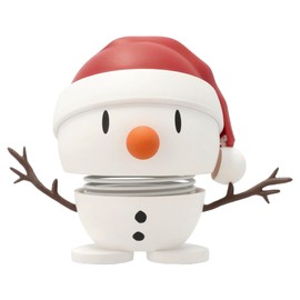 Hoptimist Soft Santa Snowman 8.2 x 6.2 x 6.9 cm S White