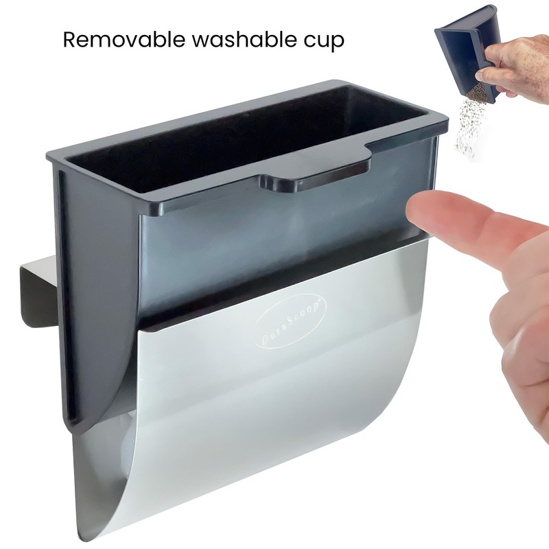 Cat Litter Scoop Caddy - Space-Saving, Wall-Mountable Litter Scoop Holder