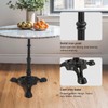 BOKKOLIK Vintage Self-Stabilizing Table Base-Industrial Cast Iron Furniture Base-30 inch