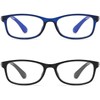RaoOG Blue Light Blocking Reading Glasses for Women, 2 Pack