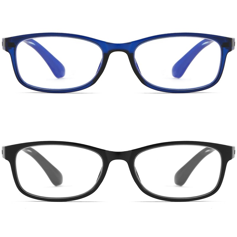 RaoOG Blue Light Blocking Reading Glasses for Women, 2 Pack