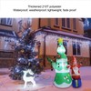 1.8m Dwarf and Christmas Tree Inflatable Decoration IP44 Christmas Outdoor