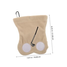 BIUDECO Lightweight Golf Ball Holder Pouch Waist Bag for Golfing Balls Compact Design for Easy Carrying for Golf Enthusiasts