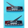 Maryland Mustang New! 1964 Ford Falcon Chrome Front Fender Emblems