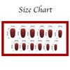 Gloss & Go 24 Reusable Artificial Fake Nail Set| Light