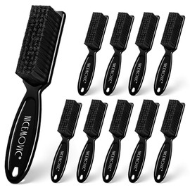 NICEMOVIC 10 Pcs Barber Clipper Cleaning Brush, Barber Accessories Cleaning Supplies, Blade Trimmer Cleaning Mini Brush Bulk Set Duster Manicure Nylon Brush Hair Styling Brush Tool (Black)