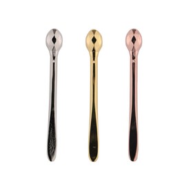 YATEASLU 3 Pcs Eye Cream Applicator Wand Sticks Metal Eye Cream Spoon Cosmetics Spoon Applicators Anti-wrinkle Anti-aging Eye Massagers for Girls Women（gold，rose gold，silver）