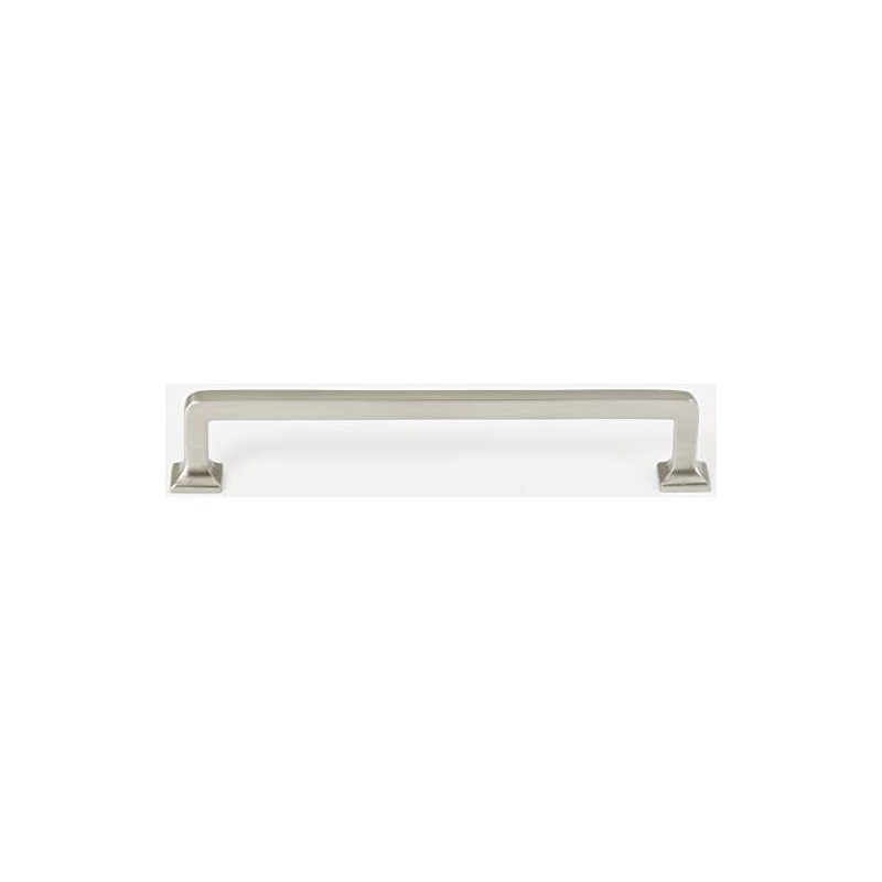 Cabinet Pull Hardware Finish: Satin Nickel, Size: 6"
