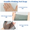 Aodaer 6 Pieces Foldable Drop Net 39.4 Inches Fishing Net