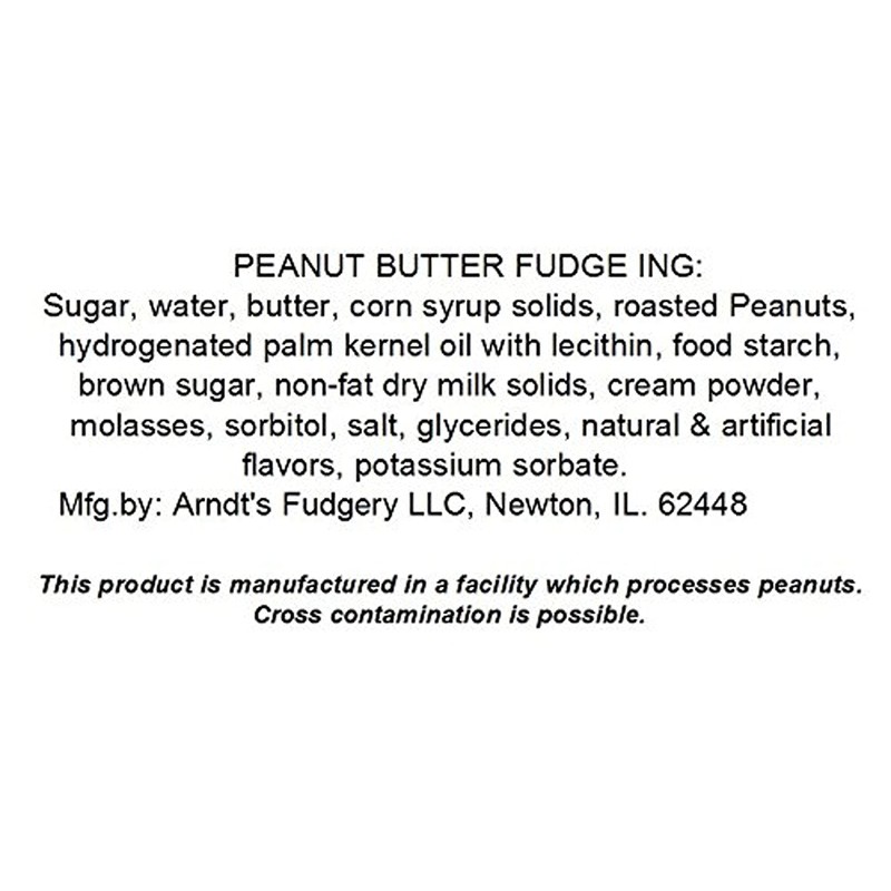 Home Made Creamy Chocolate/Peanut Butter Fudge - 24 OZ Currier
