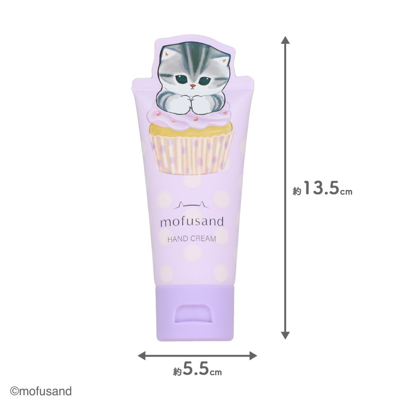 SHOBIDO MD46885 Mofusand Die Cut Cosmetic Series Hand Cream, Purple