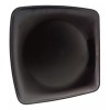 Anforama Set Juego Platos Melamina Gruesa Negro Moderna 6pzas 23.5cm