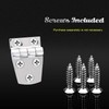 AMYSPORTS Heavy Duty Boat Hinge Hardware Deck Stainless Steel Mirror