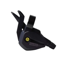 Box Four 8 Speed Dispaly Multi Shift Non E-Bike Shifter 2 Piece Pull Lever up to 3 Gears Per Click Bicycle Shift Lever Cable for Mountain Bike Shifters, MTB, Bicycle Gear Shifter Cycling