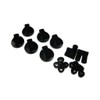 Ufixt Universal Black Control Knobs for Ovens, Cookers and Hobs