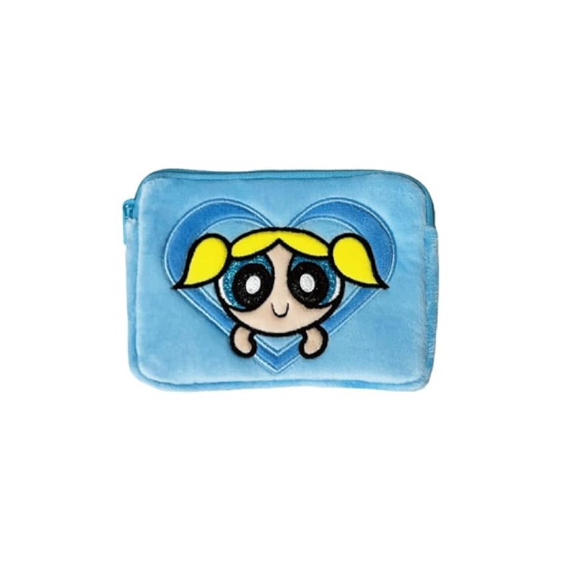 SK Japan Powerpuff Girls Mini Tissue Pouch Bubbles 17184, blue