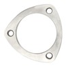 3in 3 Bolt Exhaust Flange Steel Alloy Prevent Leakage Reduce