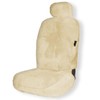 ZONETECH Sheepskin Seat Covers Fuzzy Car Seat Covers Tan Australian