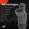 A-Premium 4 Holes Set of 6 Fuel Injectors Compatible with
