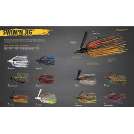 BOOYAH Swim n Jig - White Shad - 1/2 oz