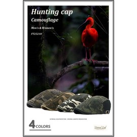 Eternal Leaf FT25218 Hunting Hat, Camouflage Pattern, Survival Hunting, Men's, Women's, One Size Fits All, 01.black