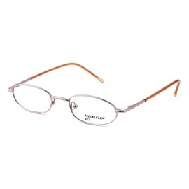 Calabria Metal Flex KIDS TT Oval Blue Light Blocking Reading Glasses +3.00 Pink Girl 46mm