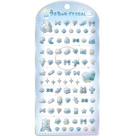 Crux CRUX Urutsuru Petit Stickers Blue Puffy 3D Nail Parts Smartphone Decor Oshikatsu 133356