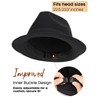 FURTALK Fedora Hats for Men Women Short Brim Felt Trilby