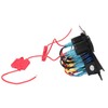 Rocker Switch Panel 4 Gang 12‑24V 5 Pin Blue Light