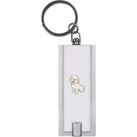 Azeeda 'Bichon Frise' Keyring LED Torch (KT00037514)