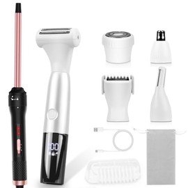 1/2 Inch Curling Iron and 5 in 1 Bikini Trimmer