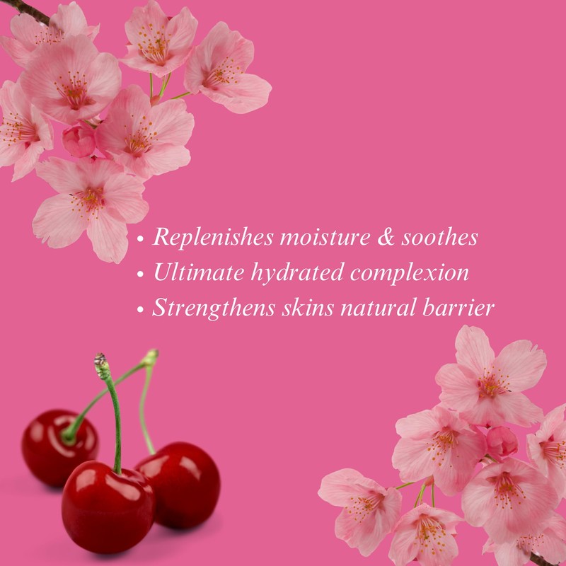 Face Facts Cherry Bliss Hyaluronic Hydro Cream with 5 ceramides,